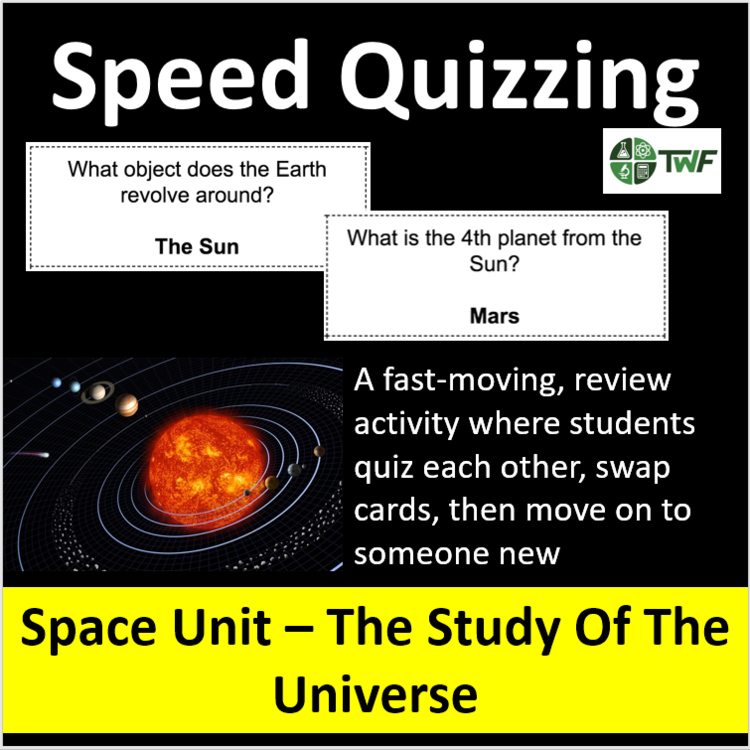 Space: The Study of the Universe - Speed Quizzing