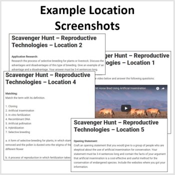 Reproductive Technologies Digital Scavenger Hunt Activity | In vitro, Cloning, image 4