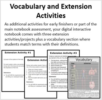 Body Systems - Digital Interactive Notebook Bundle | 45 Engaging Activities, image 3