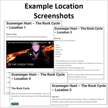 The Rock Cycle – Digital Scavenger Hunt Activity | How Rocks are Formed, image 4