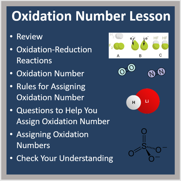 Oxidation Numbers Lesson | Oxidation-Reduction Reactions | Chemistry Lesson