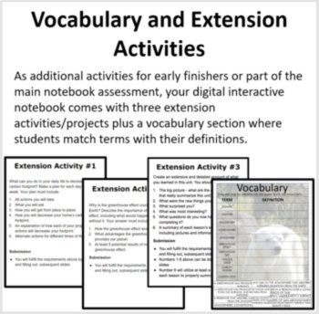 Climate Change - Digital Interactive Notebook Bundle, image 3
