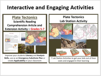 Tectonic Plates 5E Lesson Bundle | Plate Tectonics, Continental Drift, image 4