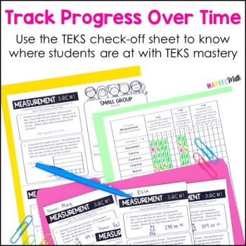 3rd Grade TEKS Exit Slips for Area, Perimeter, Elapsed Time, Capacity & Weight, image 4