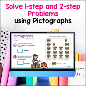 Pictograph Practice - Google Slides Activity - TEKS 3.8A 3.8B - 3.MD.3, image 4