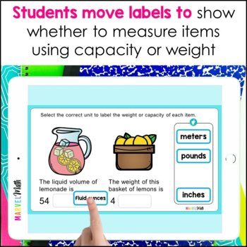 Capacity and Weight - TEKS 3.7D - Which Measurement to Use, Capacity or Weight, image 4