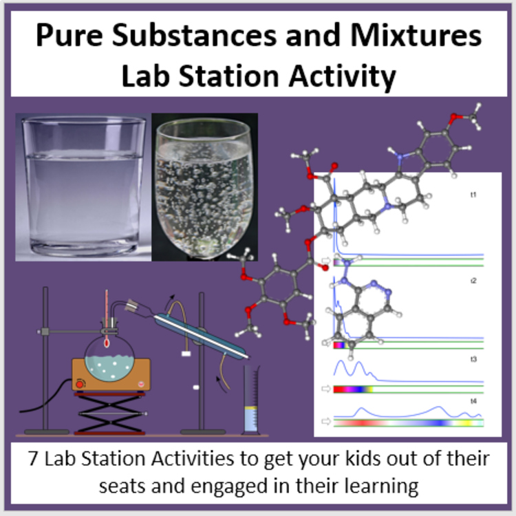 Pure Substances and Mixtures Lab Station Activity | 7 Hands-on Activities