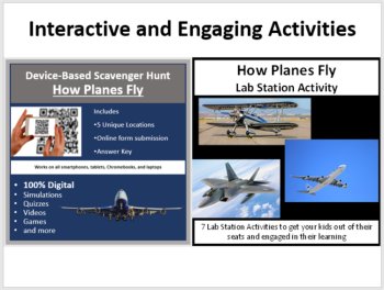 How Planes Fly 5E Lesson Bundle | How Thrust, Drag, Lift, & Weight Create Flight, image 4