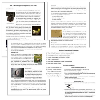 Biology, Health, & Ecology Reading Comprehension Bundle | 68 Biology Readings, image 3