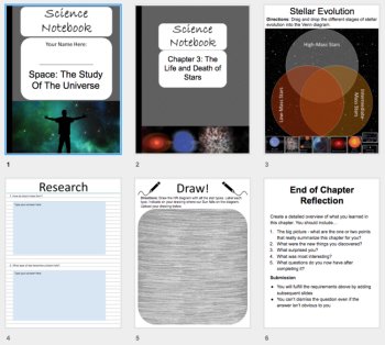 The Life and Death of Stars - Digital Interactive Notebook Pages, image 4