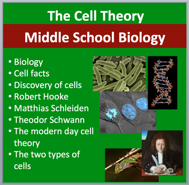 The Cell Theory - A Middle School Biology Lesson