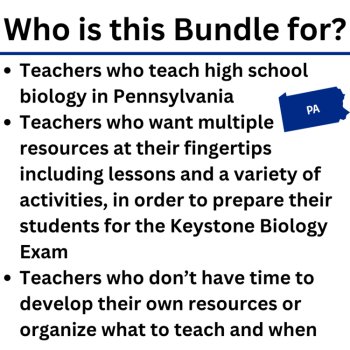 Pennsylvania Keystone Biology Exam - Complete Curriculum Prep Bundle, image 4