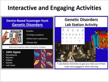 Genetic Disorders - 5E Lesson Bundle | Autosomal Recessive Diseases, Chromosomes, image 4