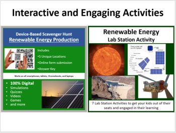 Renewable Energy 5E Lesson Bundle | Biomass, Geothermal, Clean Energy Production, image 4