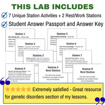 Genetic Disorders Lab Station Activity | 7 Hands-on Activities | Karyotypes, image 3