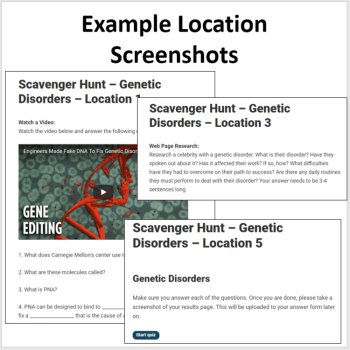 Genetic Disorders Digital Scavenger Hunt Activity | Gene editing, Huntingtons, image 4