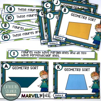 4th Grade STAAR STATION 8: GEOMETRY SORT TEKS 4.6D, image 3