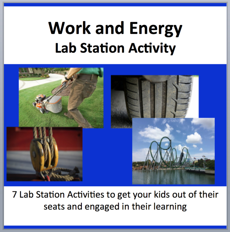 Work and Energy Lab Station Activity | 7 Hands-on Activities | Machines, Forces