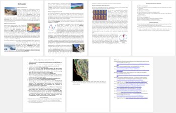 Earthquakes - Scientific Comprehension Reading Article Part 2 - Grade 8 and Up, image 3