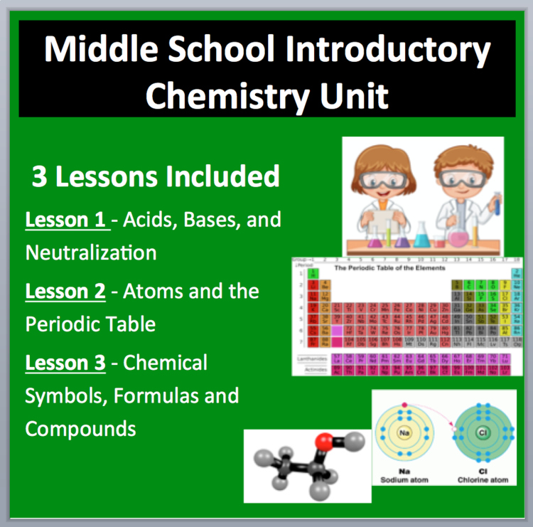 Middle School Introductory Chemistry Unit Bundle