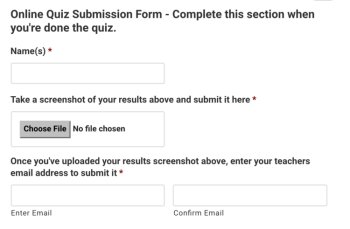 Teach With Fergy Online Science Quizzes - Four Quizzes FREE, image 3