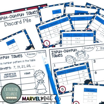 4th Grade STAAR STATION 6: INPUT-OUTPUT TABLES TEKS 4.5B, image 3