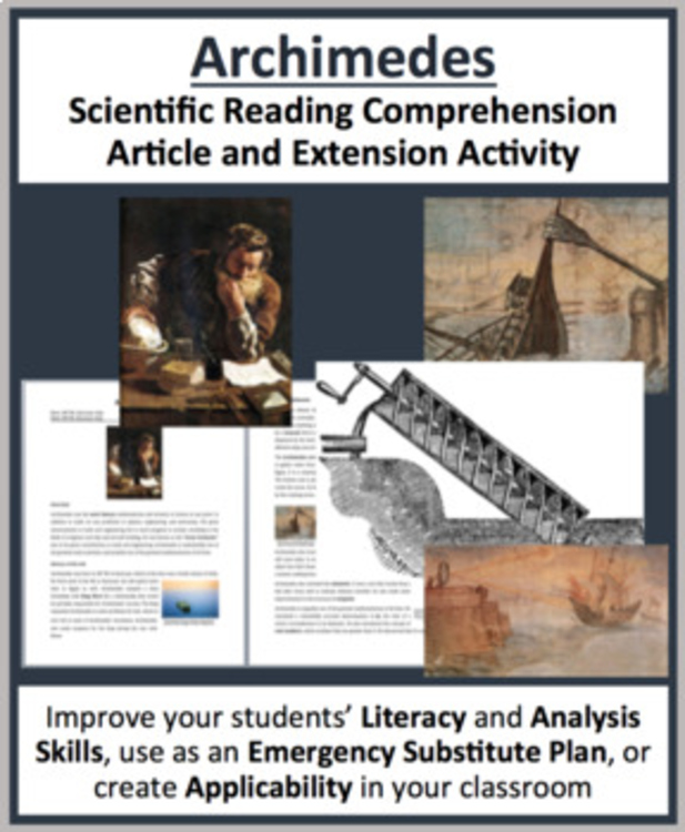 Archimedes - A Famous Scientist Reading - Google and Office Versions