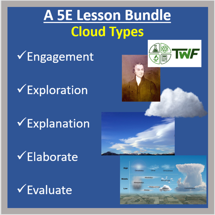 Cloud Types - 5E Lesson Bundle