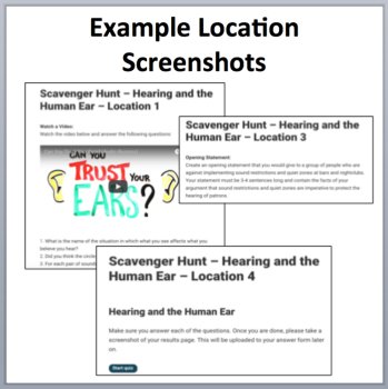 Hearing and the Human Ear Digital Scavenger Hunt Activity | Hearing loss, image 2