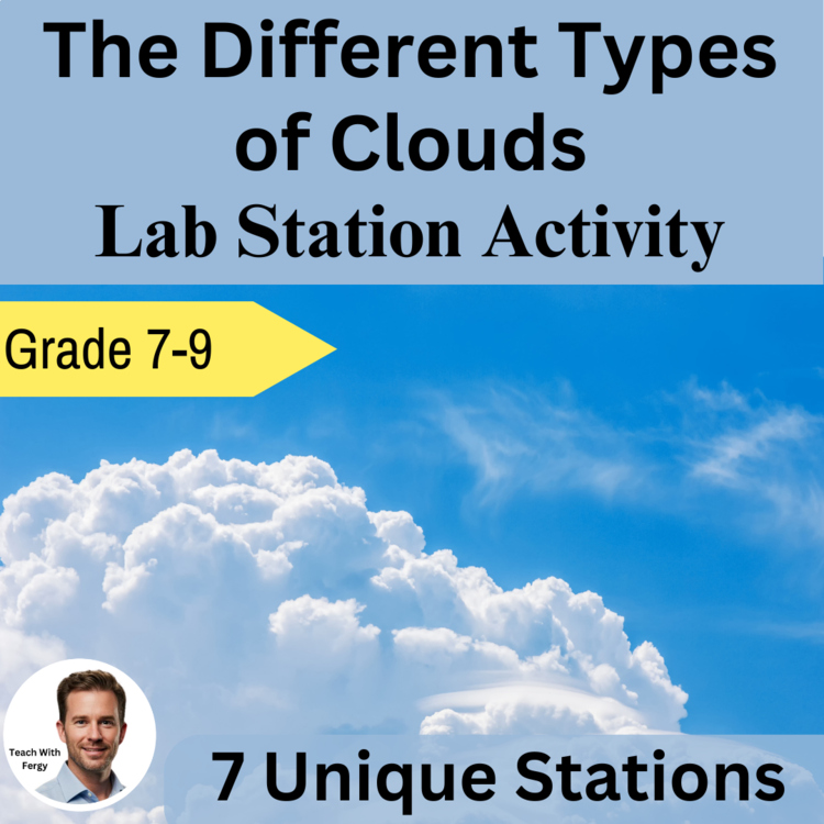 The Different Types of Clouds Lab Station Activity | 7 Hands-on Activities