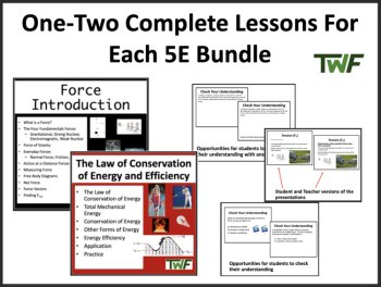 Mega Physics 5E Lesson Collection – Fully Editable and Growing Bundle, image 4