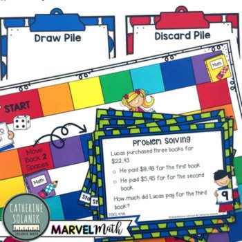 4th Grade STAAR Math Review * Fun STAAR Stations, image 2