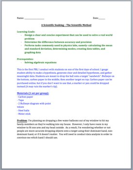The Scientific Method Project Based Learning Activity (PBL) | Science Activity, image 2