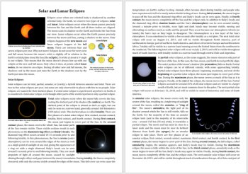 Solar and Lunar Eclipses Reading Passage & Questions | 8th, 9th, 10th Grade, image 2