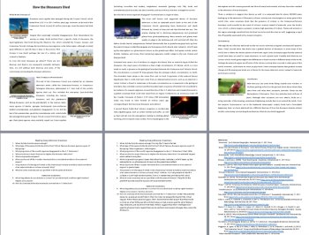 How the Dinosaurs Died Reading Comprehension Passage and Question | Grade 8 & Up, image 3