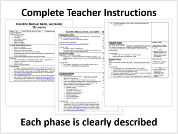 Scientific Method, Skills, and Safety 5E Lesson Bundle | Scientific Literacy, image 2