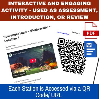 Biodiversity – Digital Scavenger Hunt Activity | Vulnerable, Threatened, Extinct, image 2