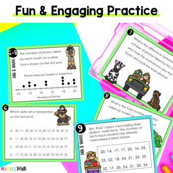 4.9A & 4.9B *STAAR Prep* Data Analysis & Graphs TEKS Task Cards, image 2