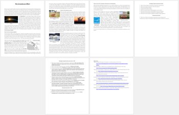 Greenhouse Effect Reading Comprehension Passage and Questions | Grade 8 and Up, image 3