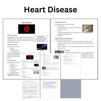 Heart Disease Reading Comprehension Passage & Questions | 6th, 7th, 8th Grade, image 2