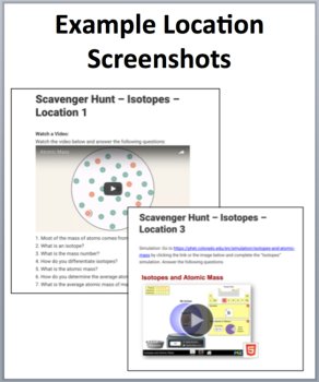 Isotopes Device-Based Scavenger Hunt | Average Atomic Mass, Carbon Dating, image 2