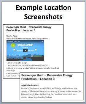Renewable Energy Production Device-Based Scavenger Hunt Activity, image 3