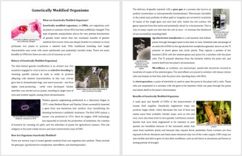 Genetically Modified Organisms - Science Reading Article - Grade 8 and Up, image 2