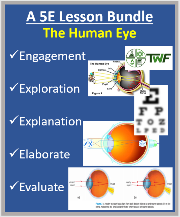 The Eye 5E Lesson Bundle | Eye Anatomy, Vision Problems, Laser Eye Surgery
