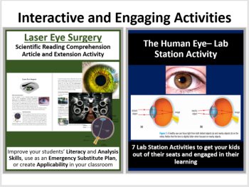 The Eye 5E Lesson Bundle | Eye Anatomy, Vision Problems, Laser Eye Surgery, image 4