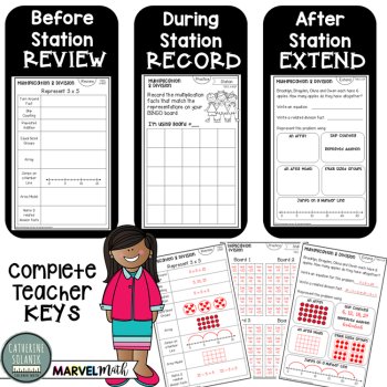 3rd STAAR Station FREEBIE Multiplication and Division Bingo, image 3