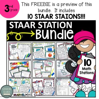 3rd STAAR Station FREEBIE Multiplication and Division Bingo, image 4
