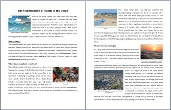 The Accumulation of Plastic in the Ocean Reading | Microplastics, Environment, image 2