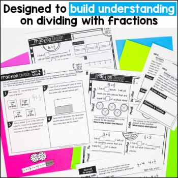 Dividing Fractions by Whole Numbers & Dividing Whole Numbers by Fractions, image 2