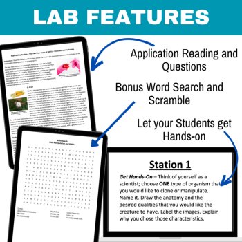 DNA Manipulation and GMOs Lab Station Activity | Genetic Engineering Biopharming, image 4